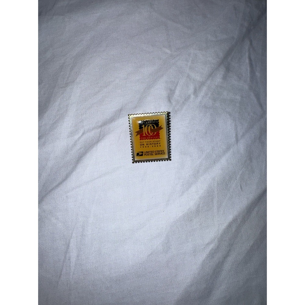 USPS "100 Celebrate The Century" "Put Your Stamp on History 1900-2000" Lapel Pin